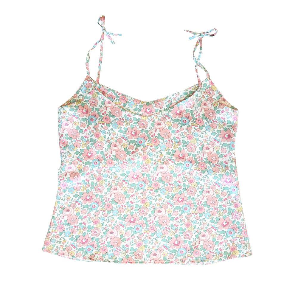 Women's Silk Camisole Top made with Liberty Fabric BETSY - Coco & Wolf