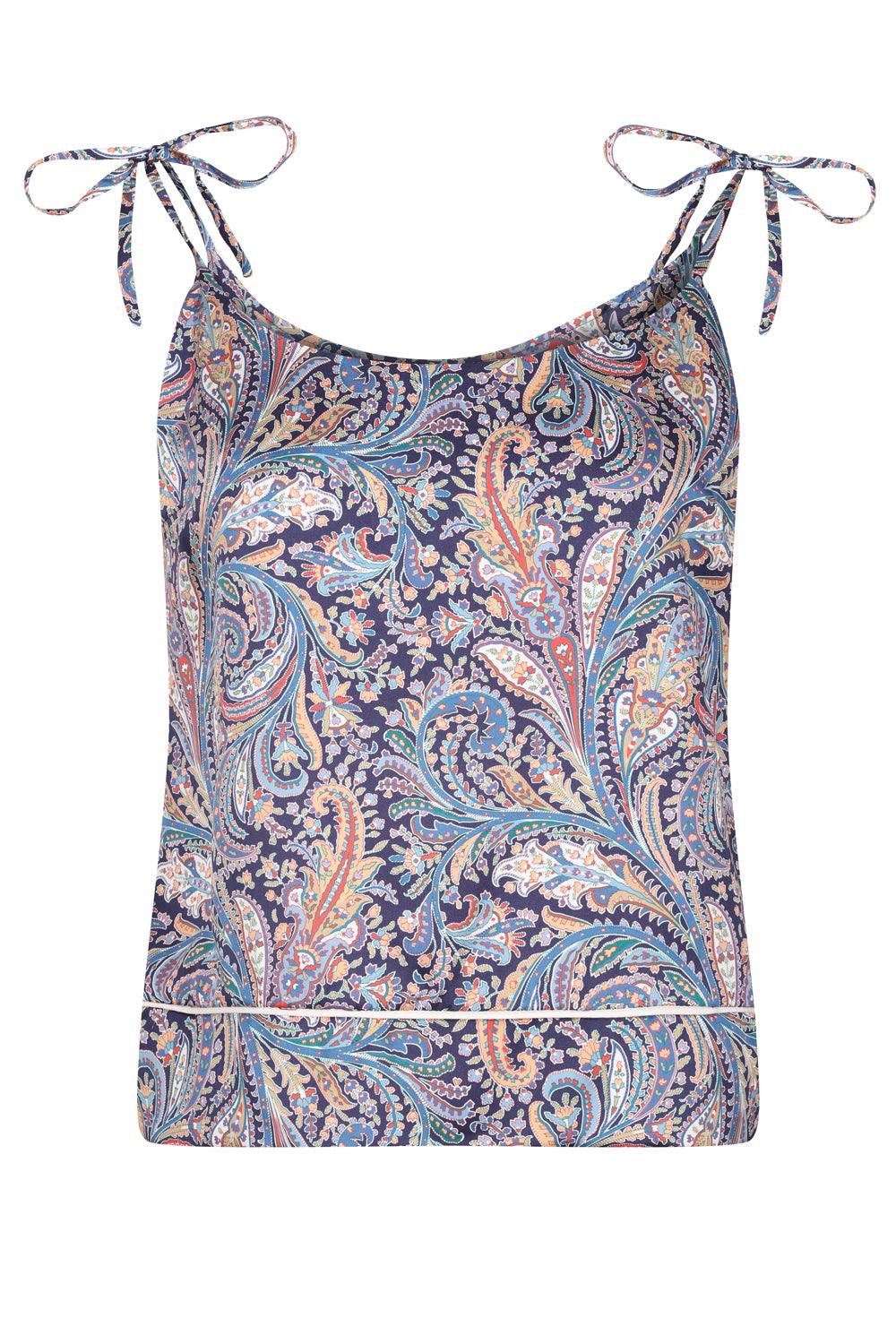 Women's Silk Camisole Top made with Liberty Fabric GREAT MISSENDEN - Coco & Wolf