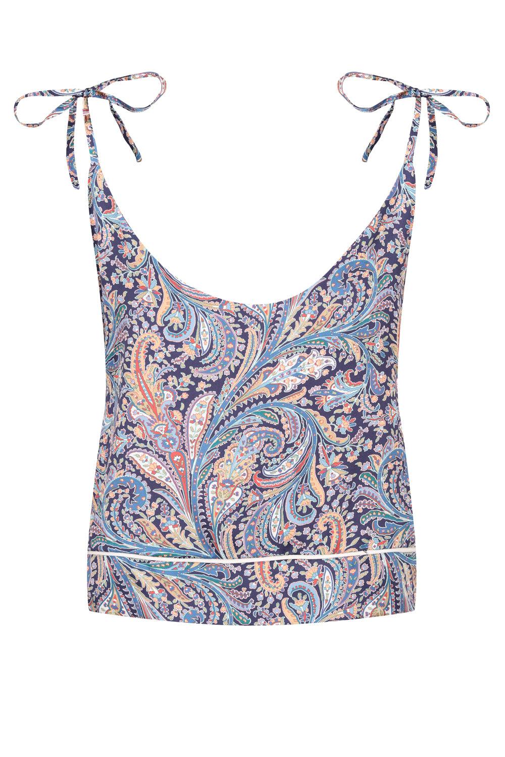 Women's Silk Camisole Top made with Liberty Fabric GREAT MISSENDEN - Coco & Wolf