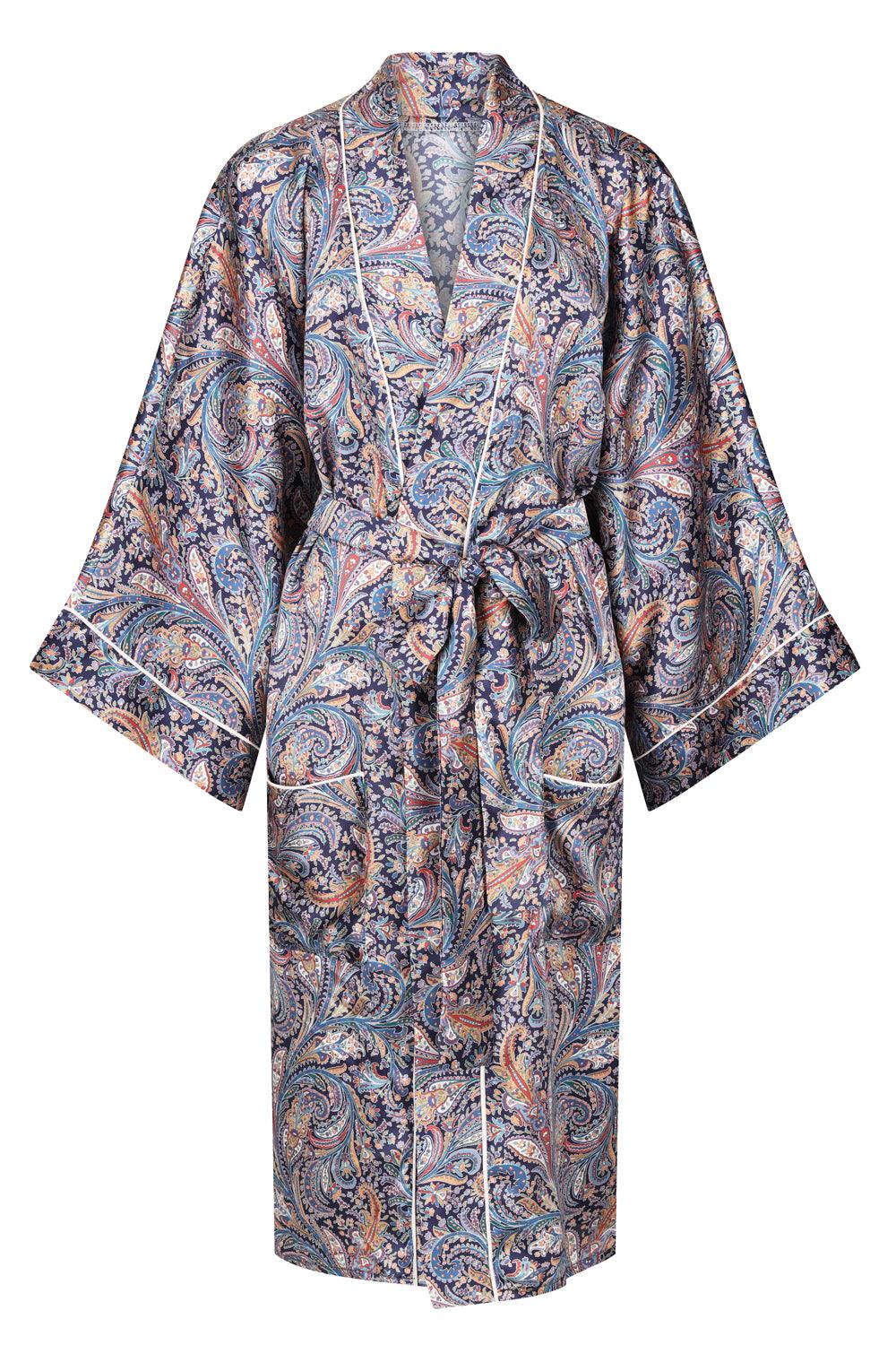 Women's Silk Kimono made with Liberty Fabric GREAT MISSENDEN - Coco & Wolf